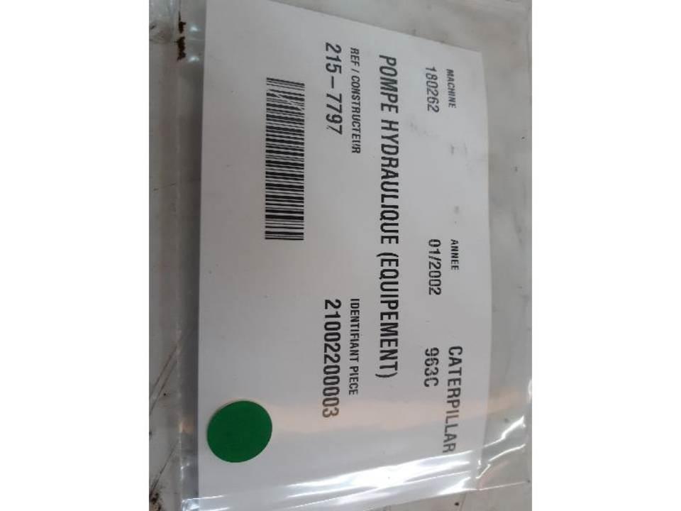 CAT 963C Componenti idrauliche