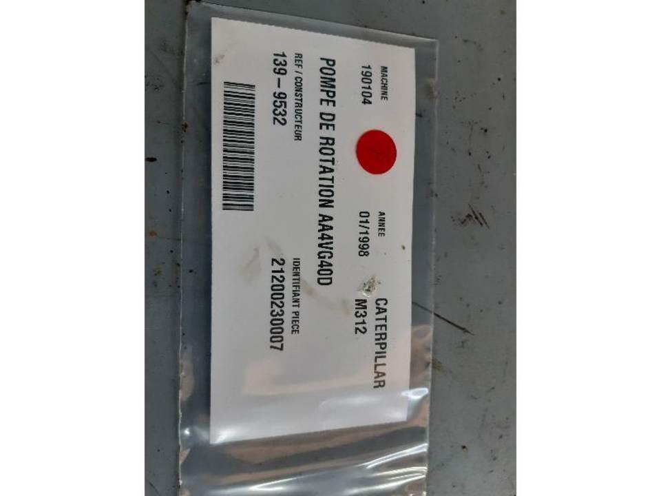 CAT M312 Componenti idrauliche