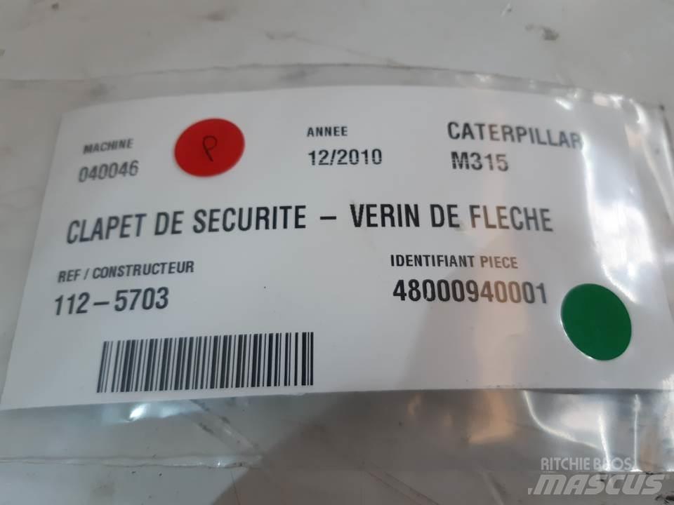 CAT M315 Componenti idrauliche