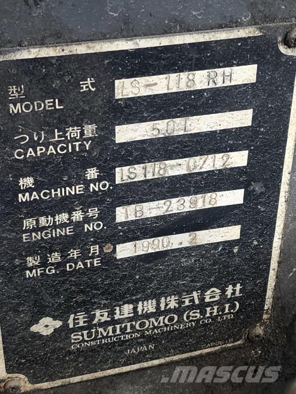 Sumitomo LS-118RH Gru cingolate