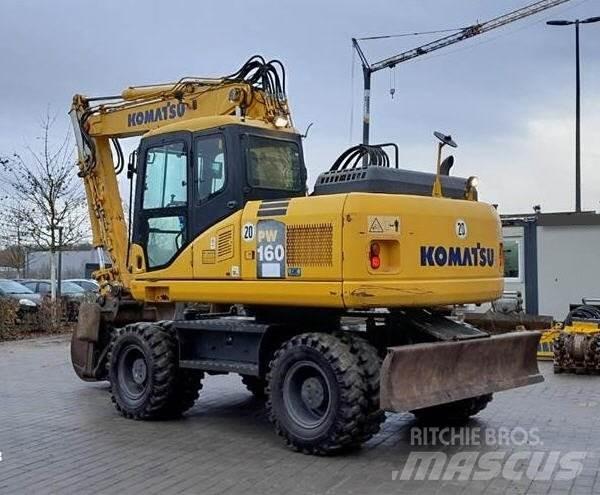 Komatsu PW 160-7E0 Escavatori gommati