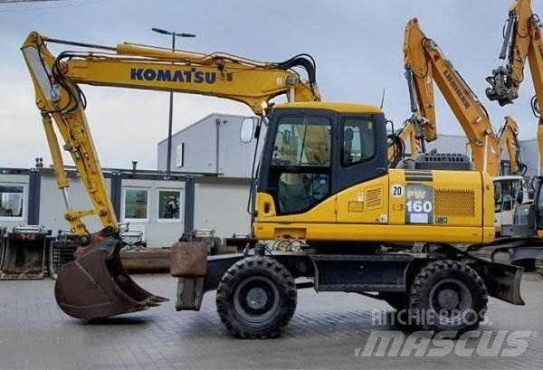 Komatsu PW 160-7E0 Escavatori gommati