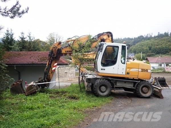 Liebherr A 314 Escavatori gommati