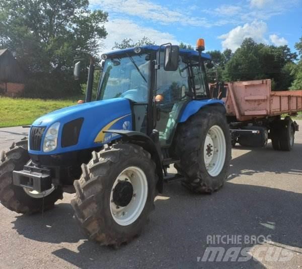 New Holland T5040 Rimorchi ribaltabili