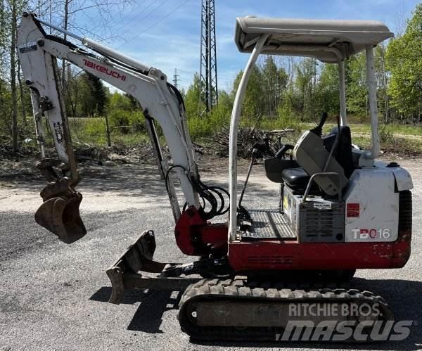 Takeuchi TB 016 Miniescavatori