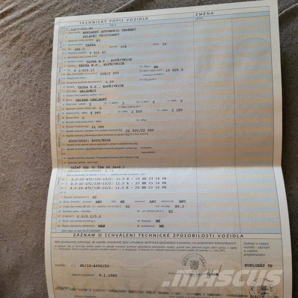 Tatra 815 Camion ribaltabili