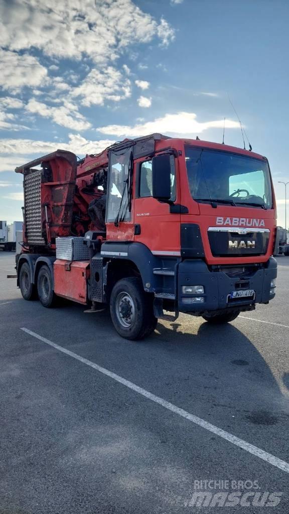 MAN TGS 26.540 6X6 Cippatrice