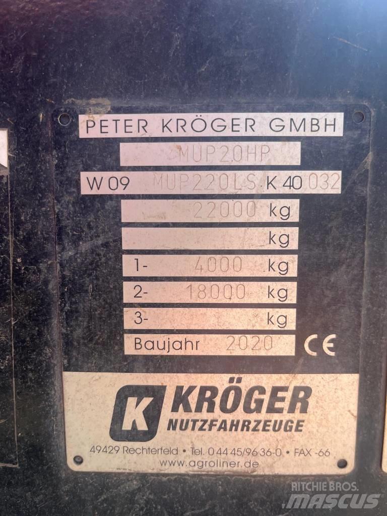 Kröger MUP 20 Rimorchi ribaltabili