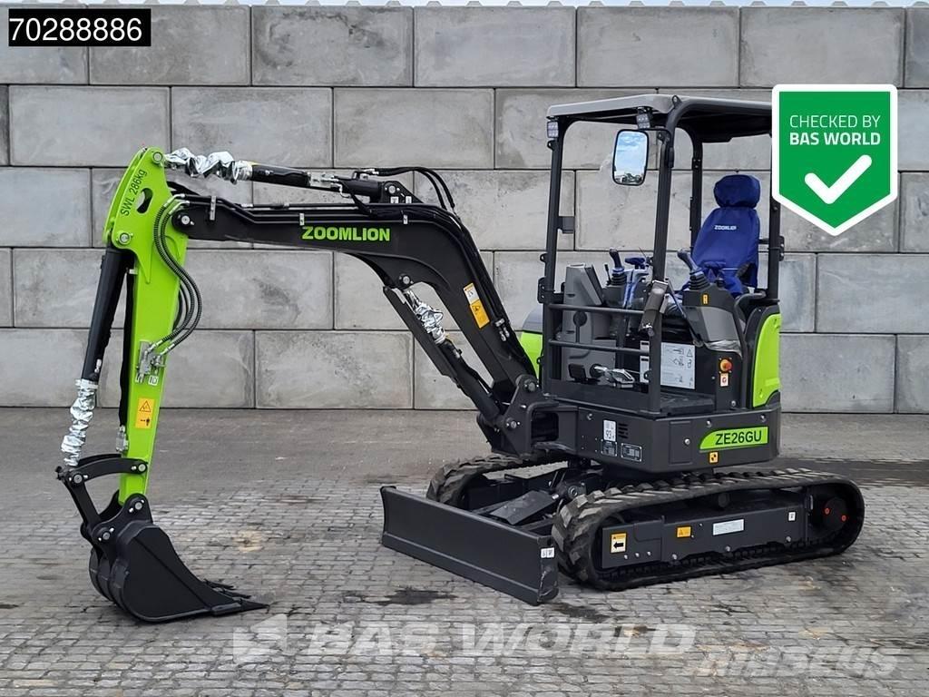 Zoomlion ZE26 GU Miniescavatori