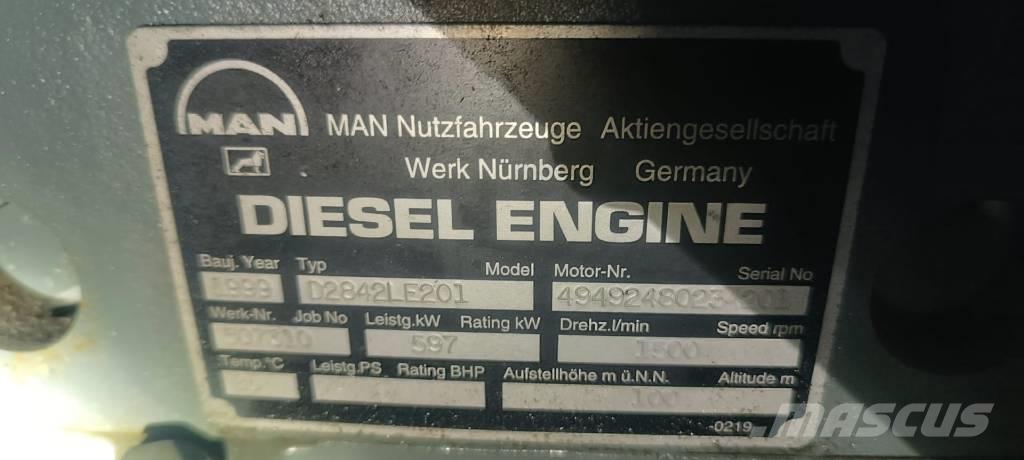 MAN D 2842 LE 201 Generatori diesel