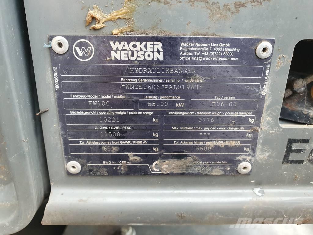 Wacker Neuson EW100 Escavatori gommati