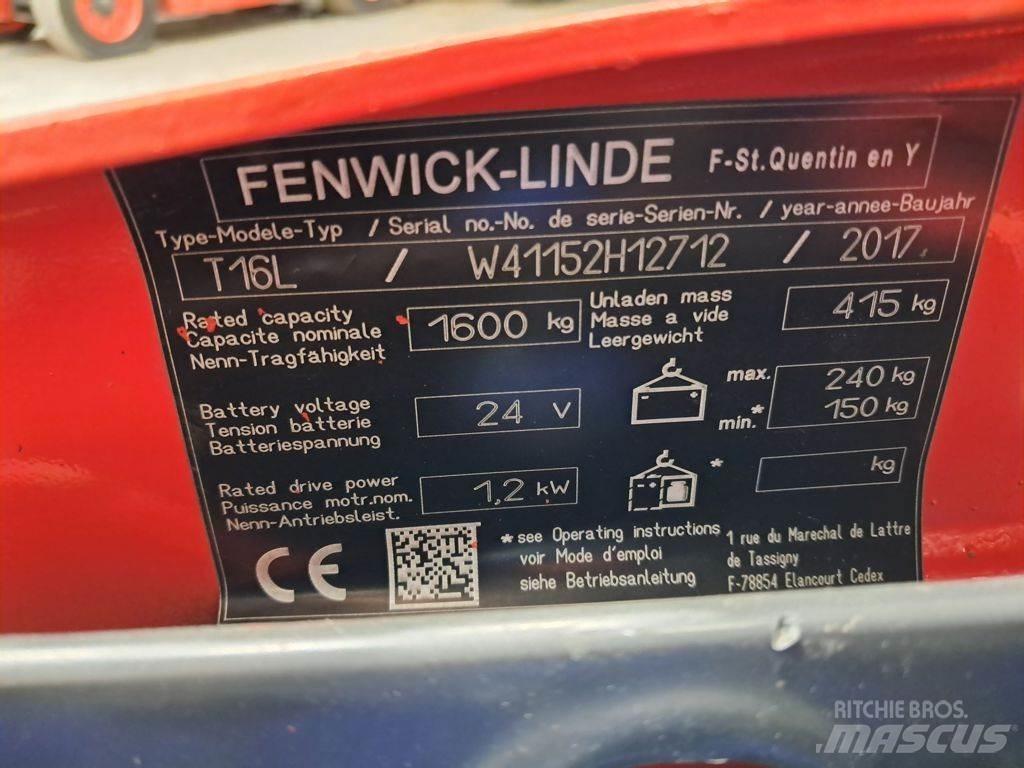 Linde T16L Transpallet manuale