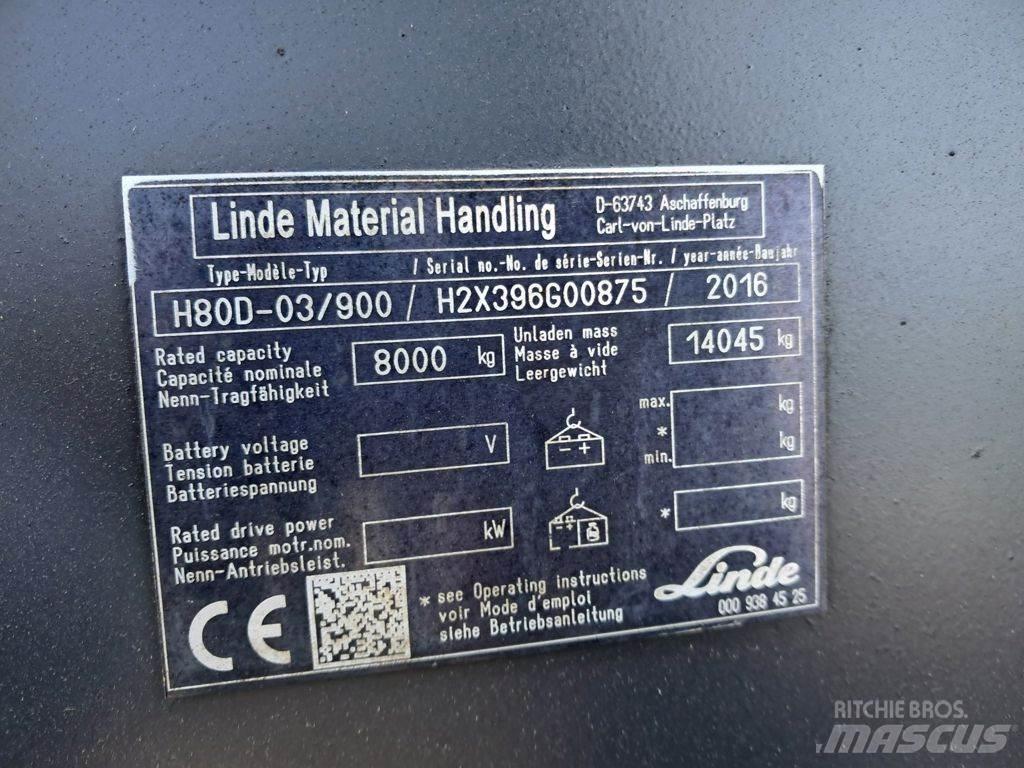 Linde H80D-03/900 Carrelli elevatori diesel