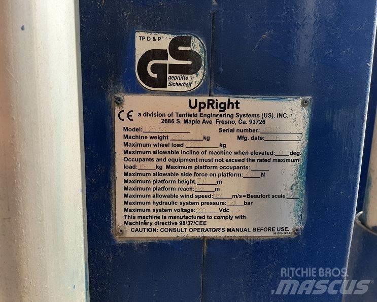 UpRight UL25AC Piattaforme cingolate, Piattaforme a ragno e Montacarichi