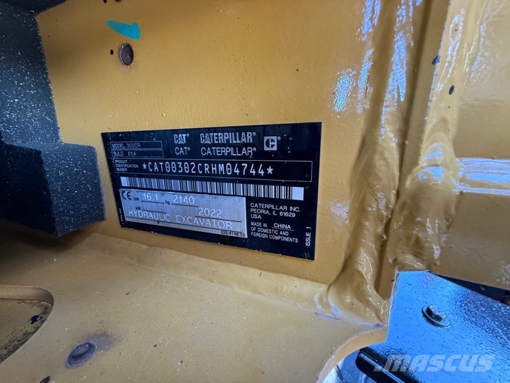 CAT 302 CR Miniescavatori