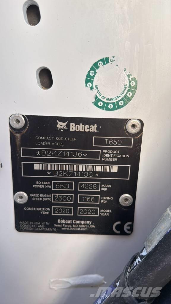 Bobcat T 650 Pale cingolate