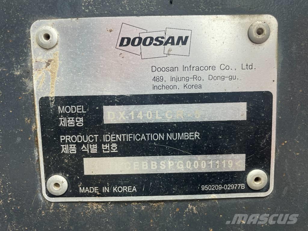 Doosan DX 140 LCR Escavatori cingolati