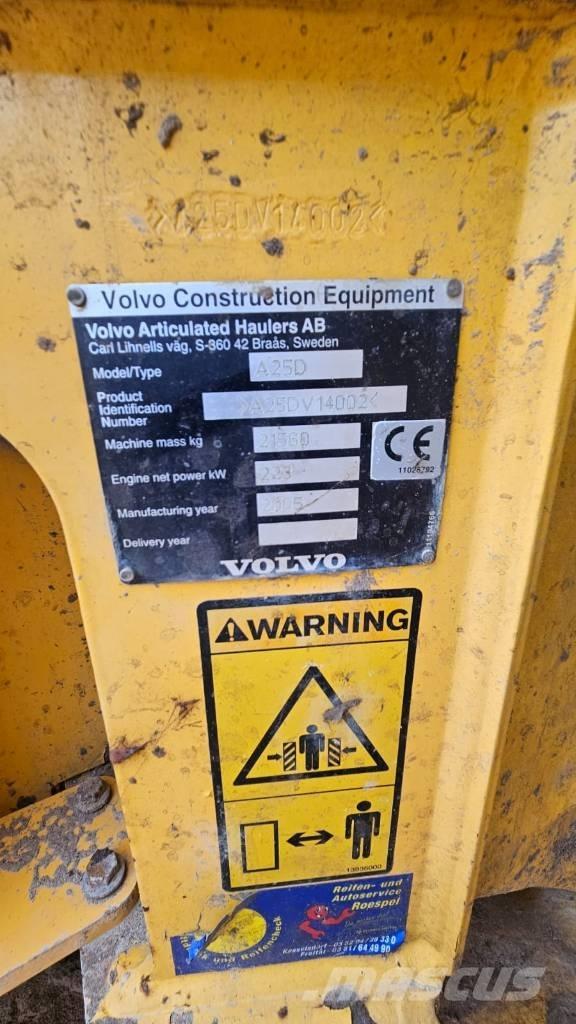 Volvo A 25 D Dumpers articolati