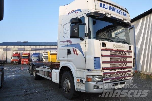 Scania 124 6X2 470 Camion portacontainer