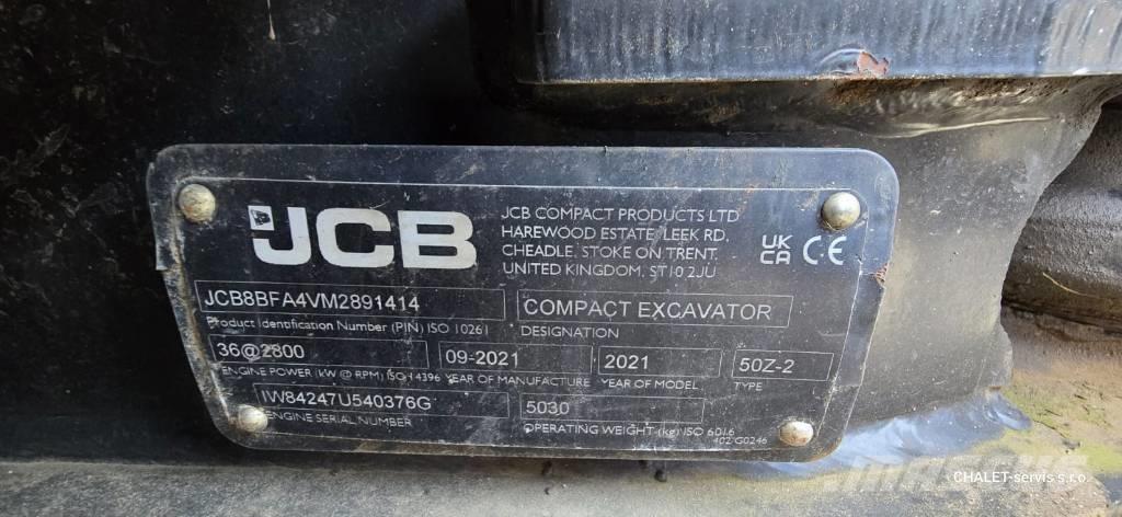 JCB 50 Z-2 Miniescavatori