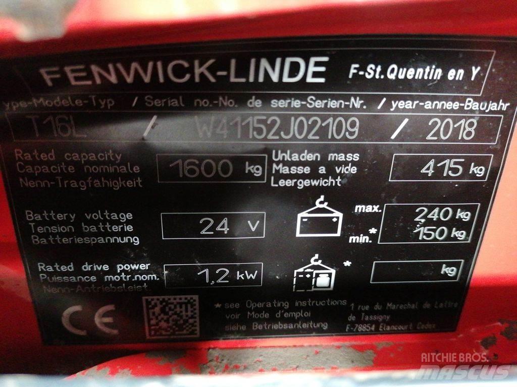 Linde T16L Transpallet manuale