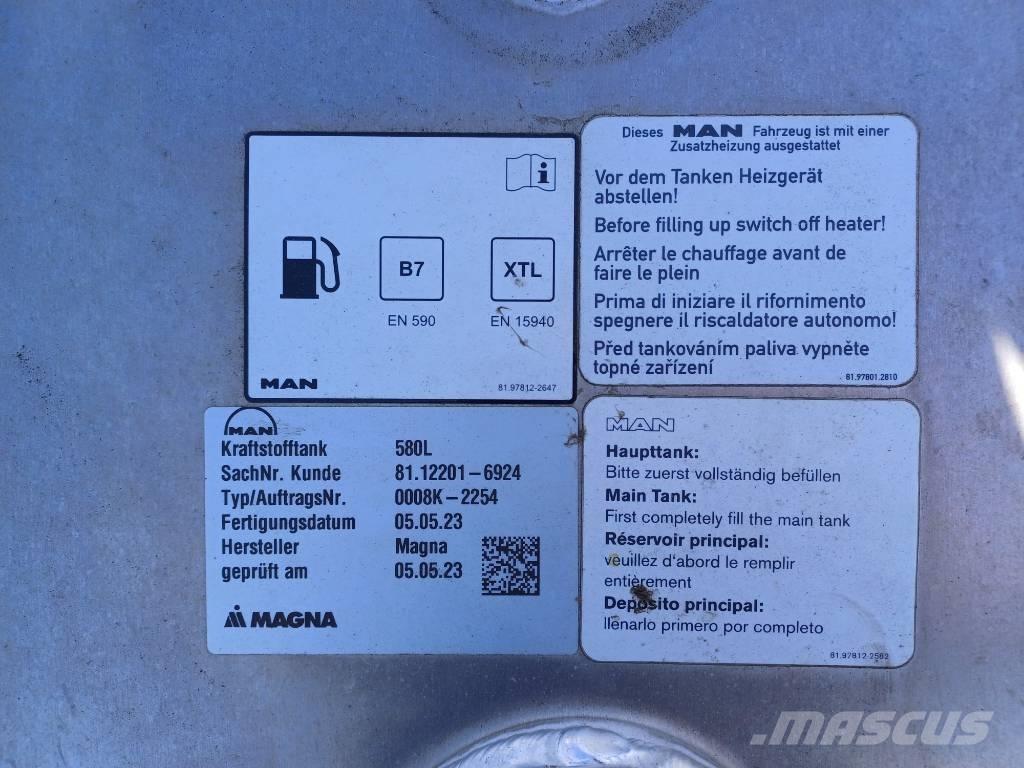 MAN Tank 580 liter Serbatoi per carburante e additivi