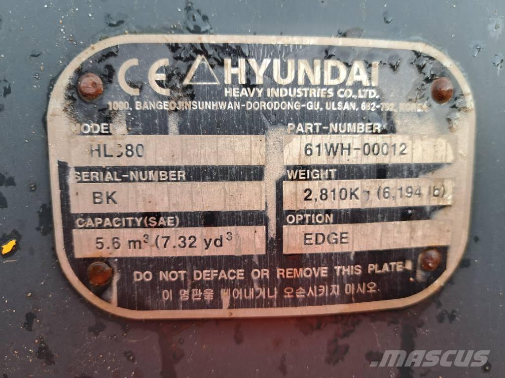 Hyundai HL980 Pale gommate