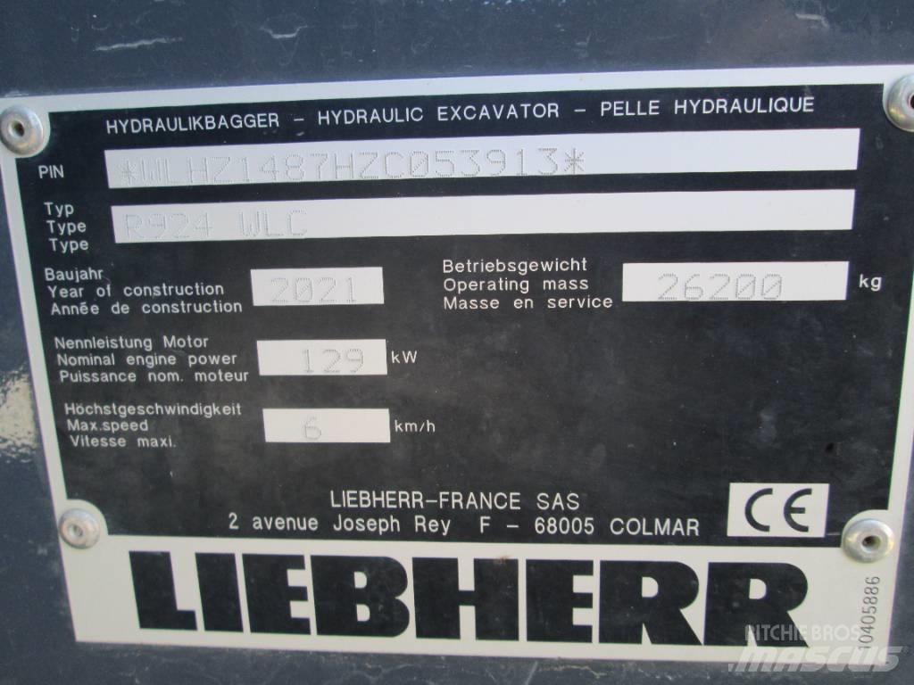 Liebherr R 924 G8 Escavatori cingolati