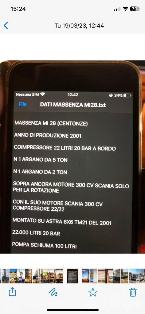 Massenza Mi 28 Trivelle per pozzi d'aqua