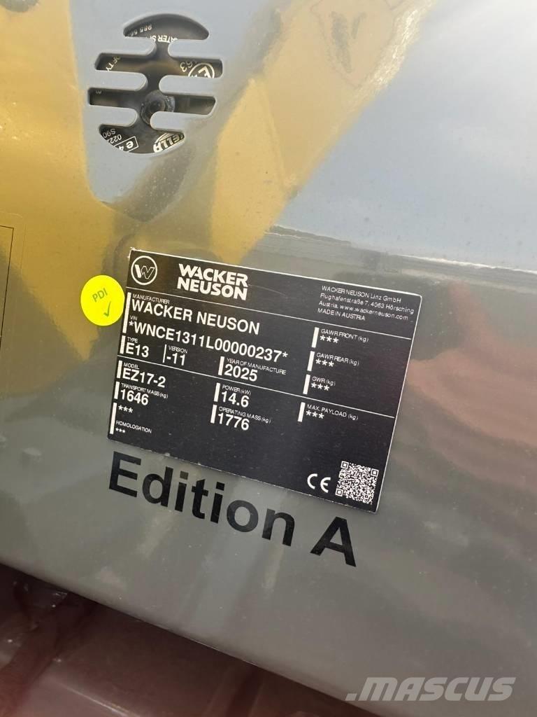 Wacker Neuson EZ 17 Miniescavatori