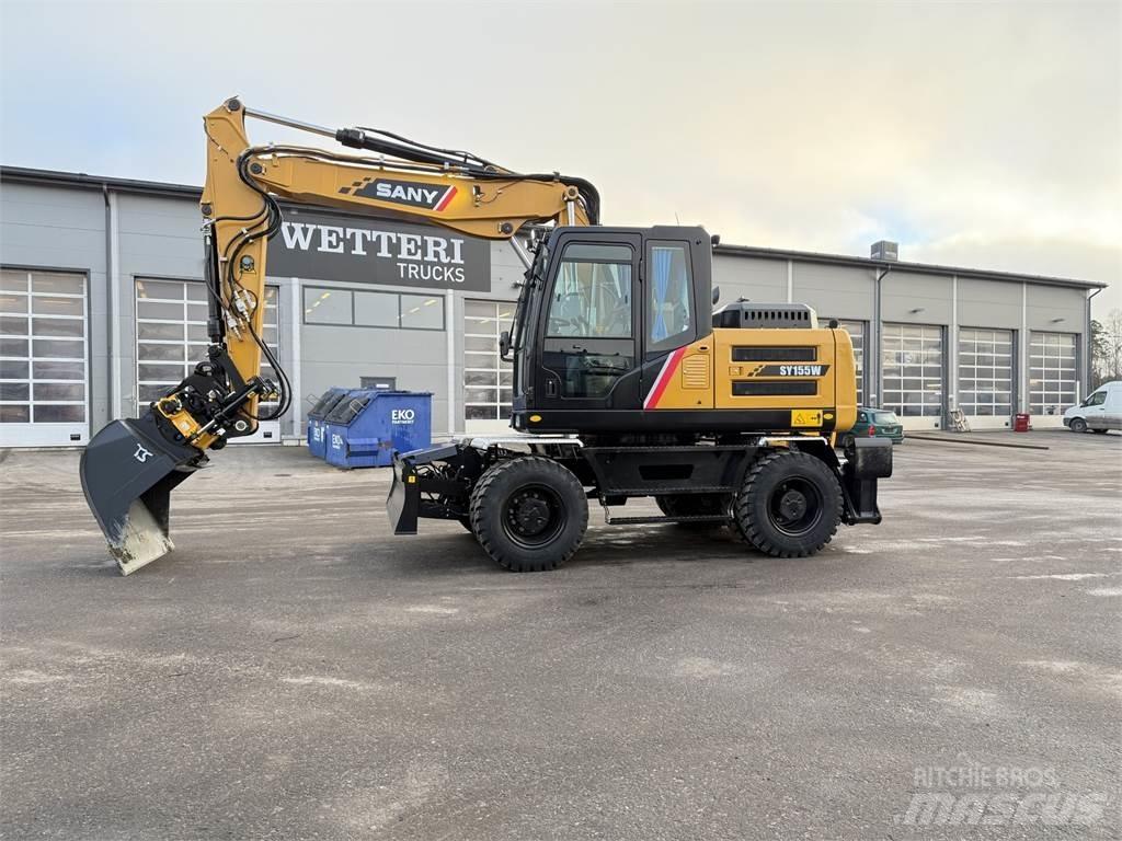 Sany SY155W Escavatori gommati