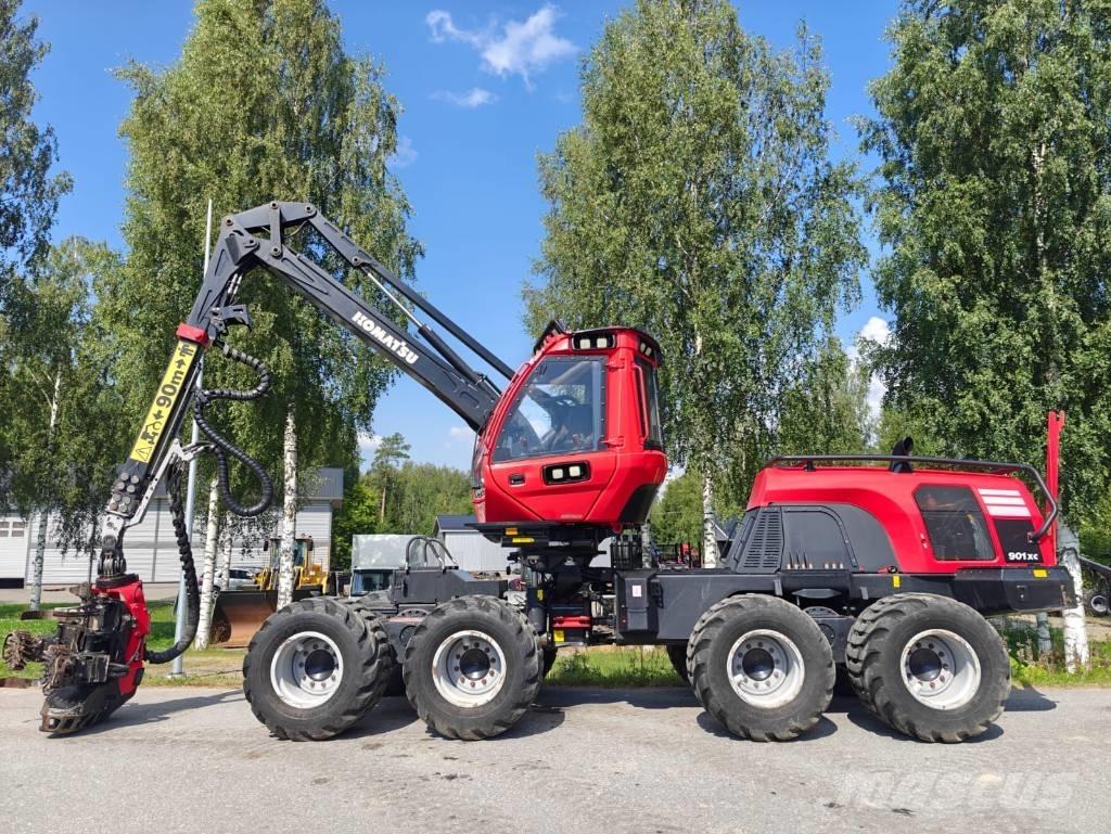 Komatsu 901 XC Abbattitrici, Disboscatrici