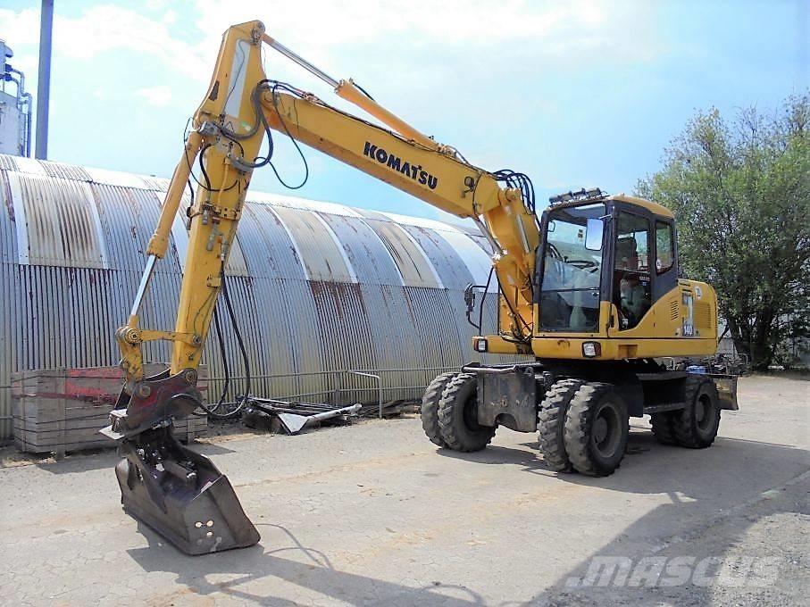 Komatsu PW 140-7 Escavatori gommati