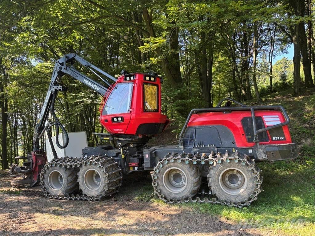 Komatsu 931 XC Abbattitrici, Disboscatrici
