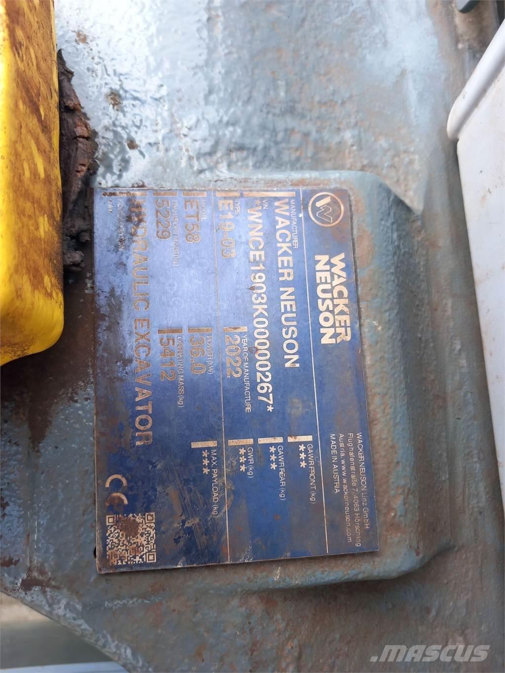 Wacker Neuson ET58 Escavatori cingolati