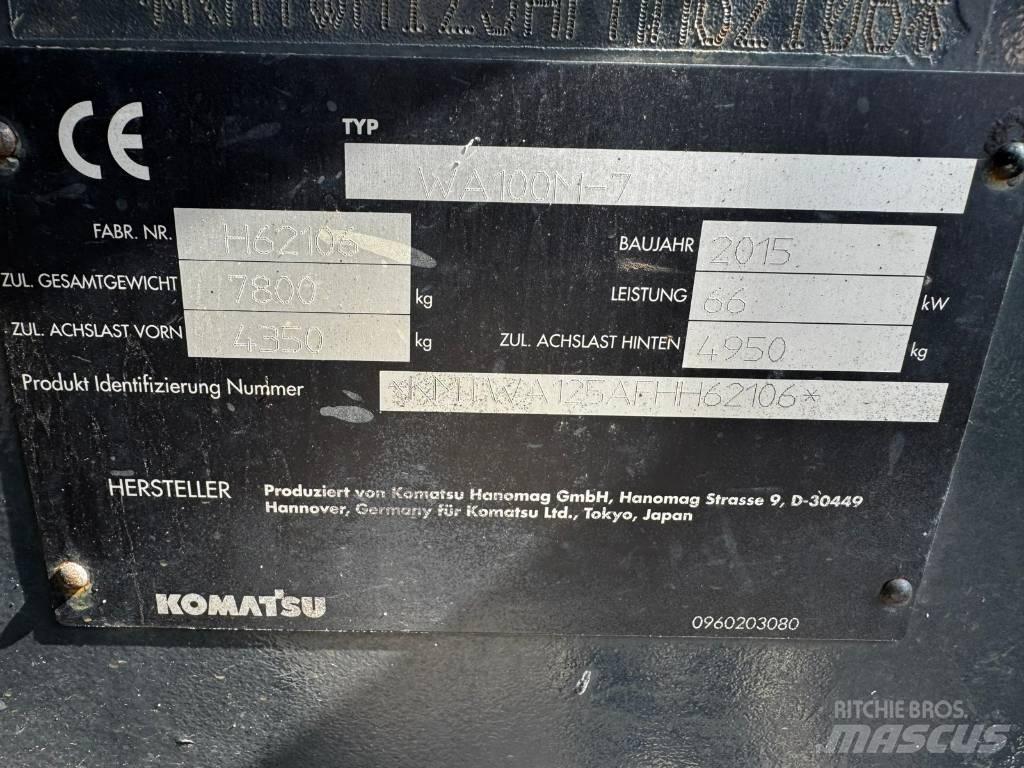 Komatsu WA100M-7 Pale gommate