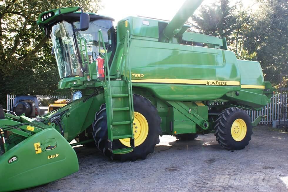 John Deere T 550 Mietitrebbiatrici