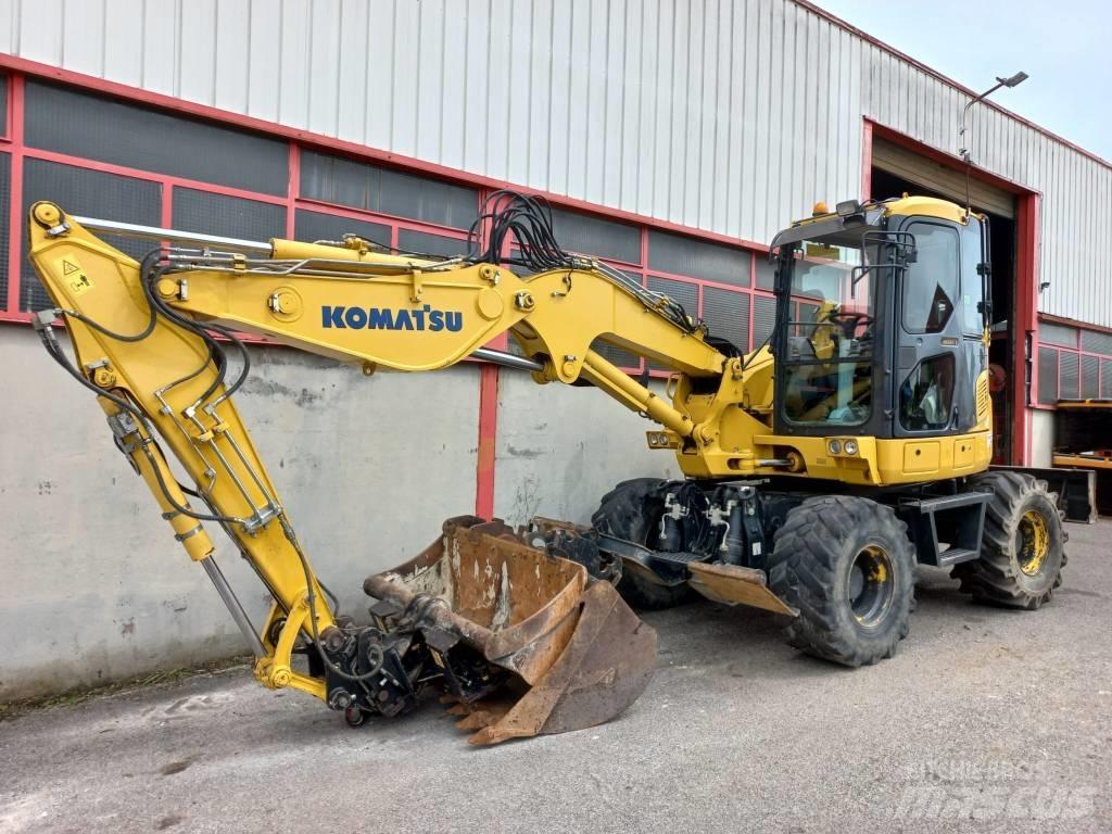 Komatsu PW 98 MR Escavatori gommati