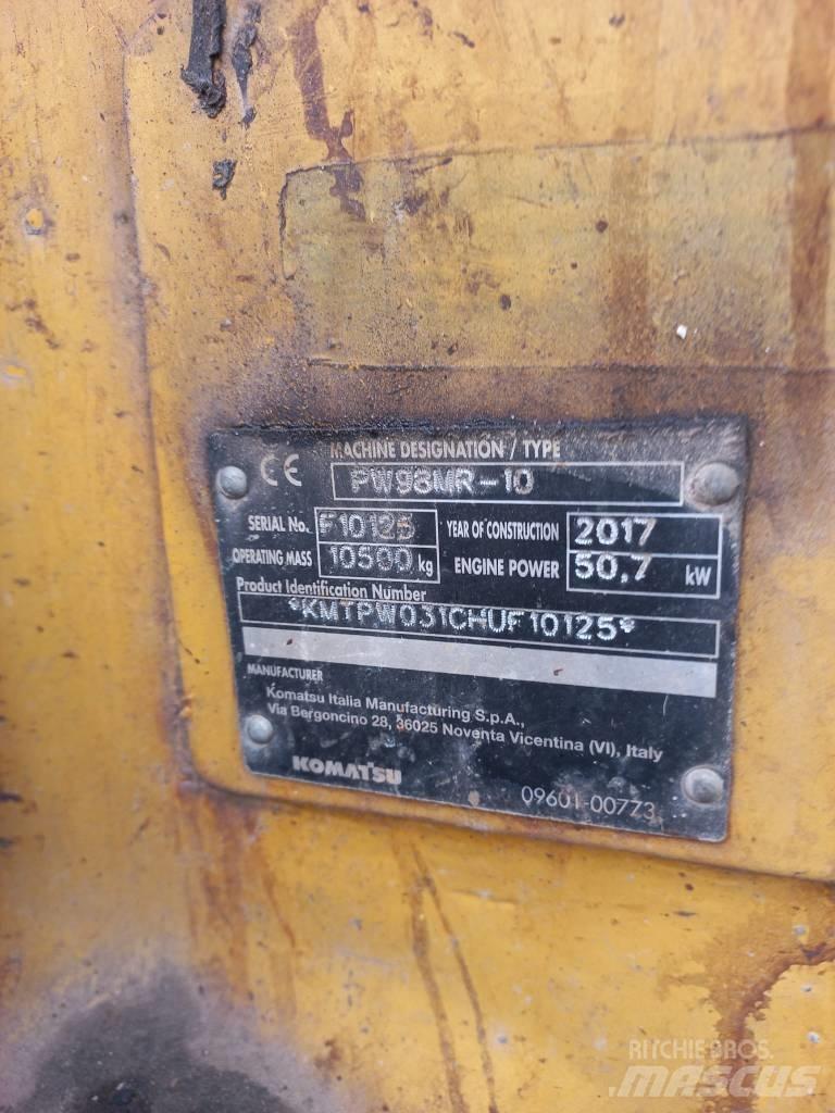 Komatsu PW 98 MR Escavatori gommati
