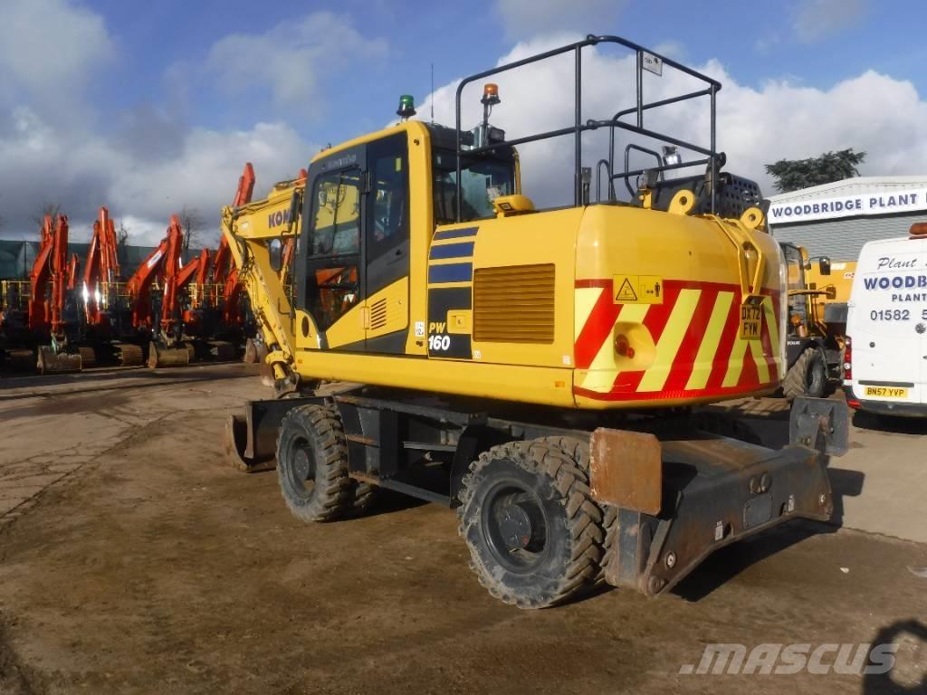 Komatsu PW 160-11 Escavatori gommati