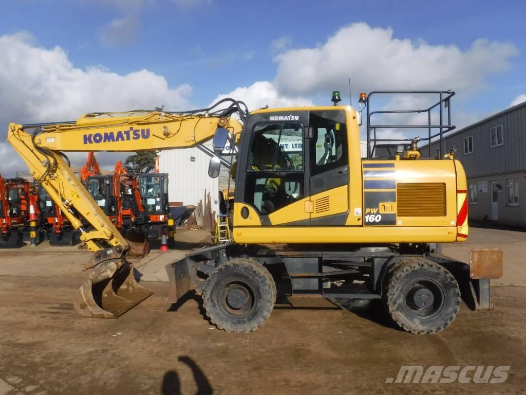 Komatsu PW 160-11 Escavatori gommati
