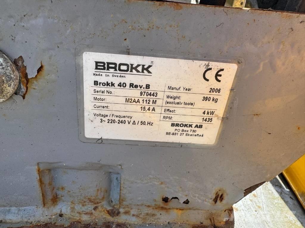 Brokk 40 Escavatori da demolizione