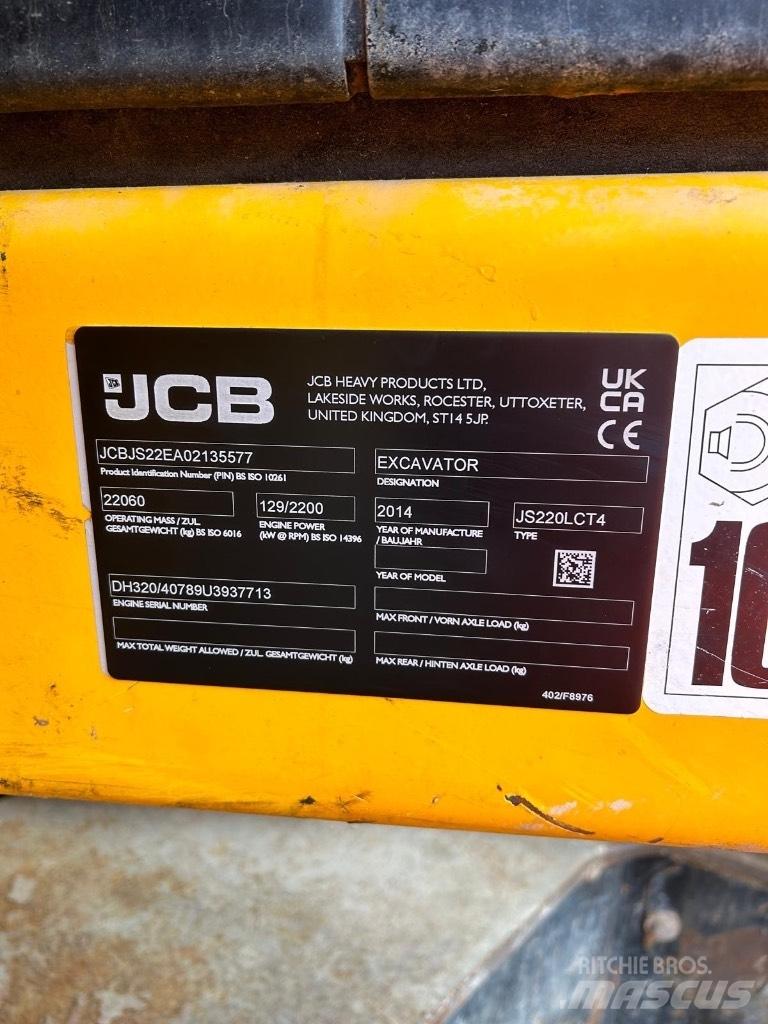 JCB JS 220 LC Escavatori cingolati