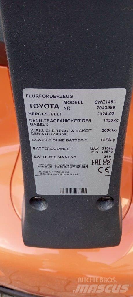 Toyota BT SWE145L Transpallet uomo a terra