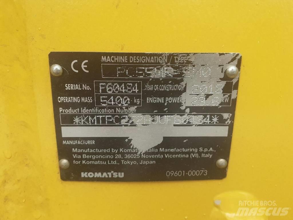 Komatsu PC 55 MR-5 Escavatori cingolati