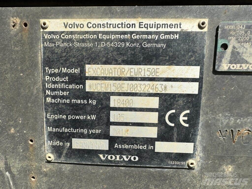 Volvo EWR150E Escavatori gommati