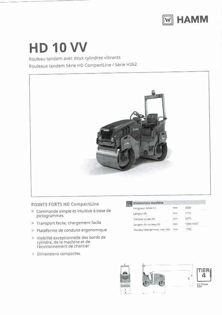 Hamm HD 10 VV Rulli a doppio tamburo