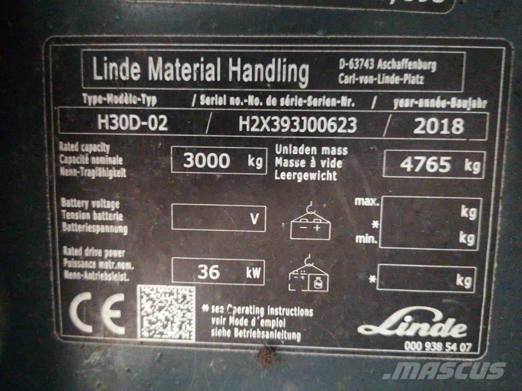 Linde H30D-02 Carrelli elevatori diesel