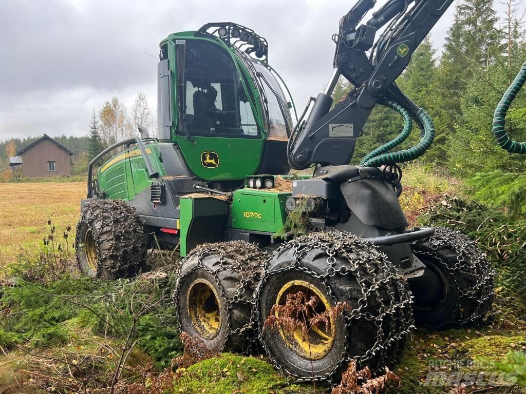 John Deere 1070G Abbattitrici, Disboscatrici