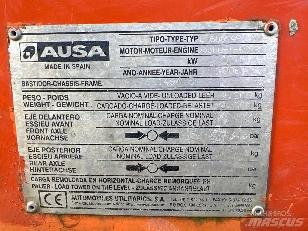 Ausa D600 AP Mini dumper